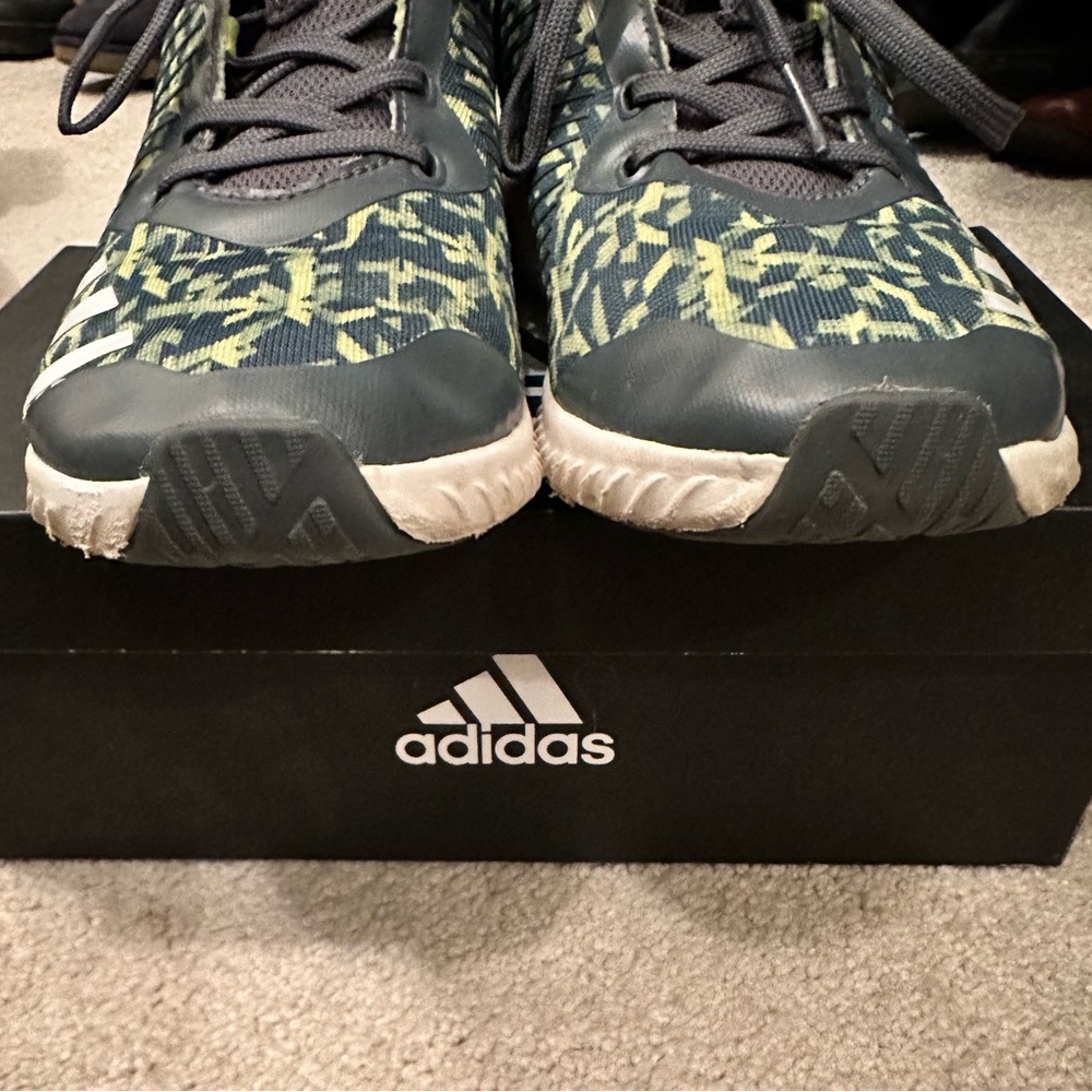 Youth Adidas FortaRun K shoes.